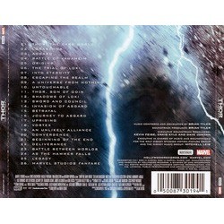 Thor: The Dark World Soundtrack (Brian Tyler) - CD Back cover