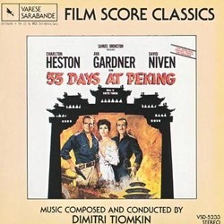 55 Days at Peking Soundtrack (Dimitri Tiomkin) - CD cover