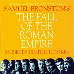 The Fall of the Roman Empire Soundtrack (Dimitri Tiomkin) - CD cover