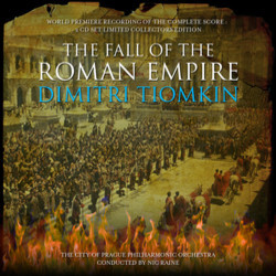 The Fall of the Roman Empire Soundtrack (Dimitri Tiomkin) - CD cover