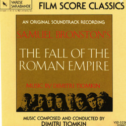 The Fall of the Roman Empire Soundtrack (Dimitri Tiomkin) - CD cover