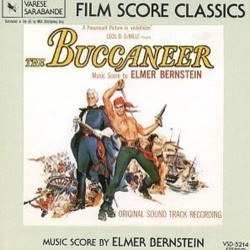 The Buccaneer Soundtrack (Elmer Bernstein) - CD cover