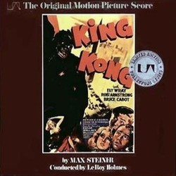 King Kong Soundtrack (Max Steiner) - CD cover