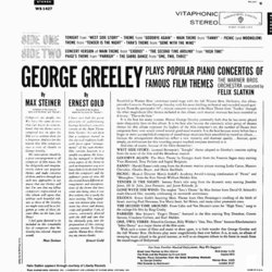 Popular Piano Concertos of Famous Film Themes Soundtrack (Various Artists, George Greeley) - CD Back cover