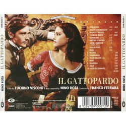 Il Gattopardo Soundtrack (Nino Rota) - CD Back cover