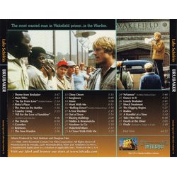 Brubaker Soundtrack (Lalo Schifrin) - CD Back cover