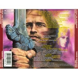 Conan the Barbarian Soundtrack (Basil Poledouris) - CD Back cover