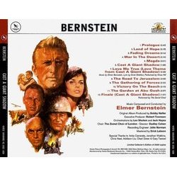 Cast a Giant Shadow Soundtrack (Elmer Bernstein) - CD Back cover