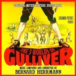 The 3 Worlds of Gulliver Soundtrack (Bernard Herrmann) - CD cover