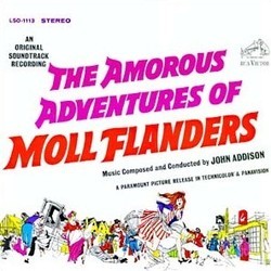 The Amorous Adventures of Moll Flanders Soundtrack (John Addison) - CD cover