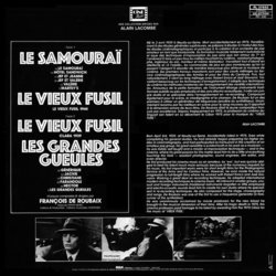 Le Samoura / Le Vieux Fusil / Les Grandes Gueules Soundtrack (Franois de Roubaix) - CD Back cover