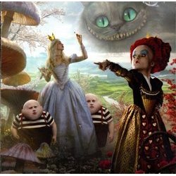 Alice in Wonderland Soundtrack (Danny Elfman) - cd-inlay