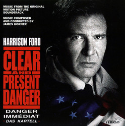 Clear and Present Danger Soundtrack (James Horner) - CD cover