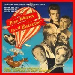 Five Weeks in a Balloon Soundtrack (Paul Sawtell, Bert Shefter) - CD cover