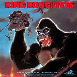 King Kong Lives Soundtrack (John Scott) - CD cover