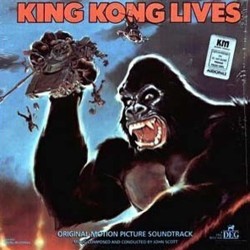 King Kong Lives Soundtrack (John Scott) - CD cover