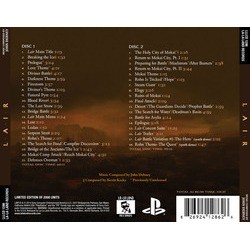 Lair Soundtrack (John Debney, Kevin Kaska) - CD Back cover