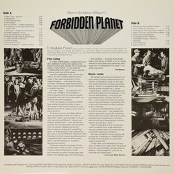 Forbidden Planet Soundtrack (Bebe & Louis Baron) - CD Back cover