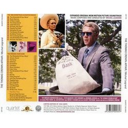 The Thomas Crown Affair Soundtrack (Michel Legrand) - CD Back cover