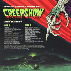 Creepshow Soundtrack (John Harrison) - CD Back cover