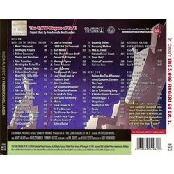 The 5000 Fingers of Dr. T. Soundtrack (Frederick Hollander) - CD Back cover