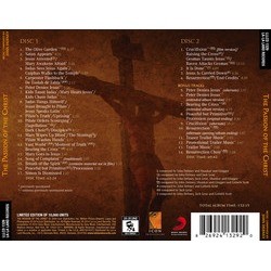 The Passion of the Christ Soundtrack (John Debney) - CD Back cover