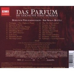 Das Parfum: Die Geschichte Eines Mrders Soundtrack (Reinhold Heil, Johnny Klimek, Tom Tykwer) - CD Back cover