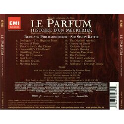 Le Parfum: Histoire d'un Meurtrier Soundtrack (Reinhold Heil, Johnny Klimek, Tom Tykwer) - CD Back cover