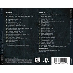 SOCOM 3: U.S. Navy SEALs / SOCOM: U.S. Navy SEALs Combined Assault Soundtrack (Jim Dooley) - CD Back cover