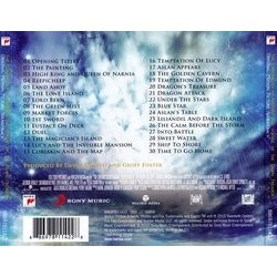 The Chronicles of Narnia: The Voyage of the Dawn Treader Soundtrack (David Arnold) - CD Back cover