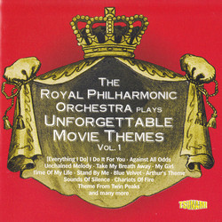 The Royal Philharmonic Orchestra Plays Unforgettable Movie Themes Vol. 1 Soundtrack (Various Artists) - CD cover