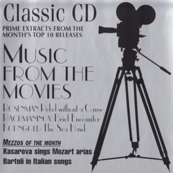 Classic CD : Music From The Movies Soundtrack (Various Artists, Erich Wolfgang Korngold, Leonard Rosenman) - CD cover