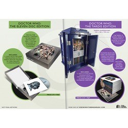 Doctor Who : The Tardis Edition Soundtrack (Mark Ayres, Richard Rodney Bennett, Geoffrey Burgon, John Debney, Dominic Glynn, Murray Gold, Ron Grainer, Roger Limb, Keff McCulloch, Stanley Myers) - CD cover