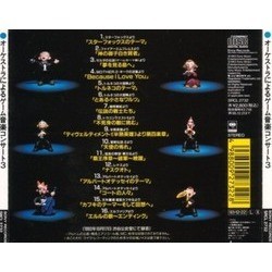 Orchestral Game Concert 3 Soundtrack (Various Artists) - CD Back cover