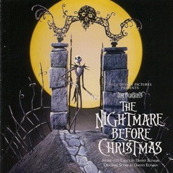 The Nightmare Before Christmas Soundtrack (Danny Elfman) - CD cover