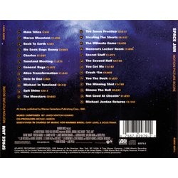 Space Jam Soundtrack (James Newton Howard) - CD Back cover