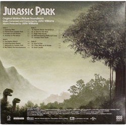 Jurassic Park Soundtrack (John Williams) - CD Back cover