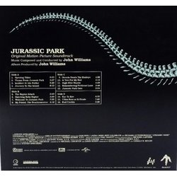 Jurassic Park Soundtrack (John Williams) - CD Back cover