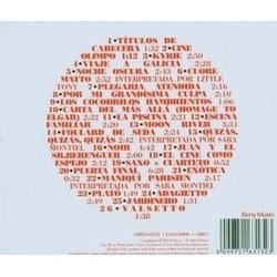 La Mala Educacin Soundtrack (Alberto Iglesias) - CD Back cover