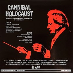 Cannibal Holocaust Soundtrack (Riz Ortolani) - CD Back cover