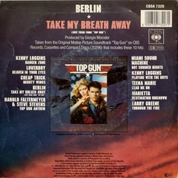 Top Gun Soundtrack (Giorgio Moroder) - CD Back cover