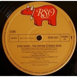 Star Wars: The Empire Strikes Back Soundtrack (John Williams) - cd-inlay