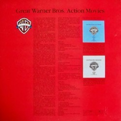 Great Warner Bros. Action Movies Soundtrack (Jerry Fielding, Erich Wolfgang Korngold, Lalo Schifrin, Earl Scruggs, Max Steiner, Charles Strouse) - CD Back cover