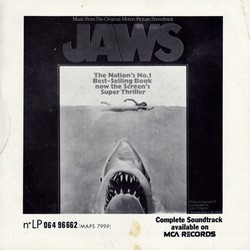 Jaws Soundtrack (John Williams) - CD Back cover