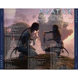 Avatar Soundtrack (James Horner) - CD Back cover