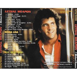 Lethal Weapon / Mona Lisa / The Next Man Soundtrack (Michael Kamen) - CD Back cover