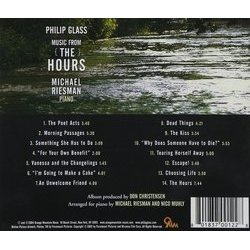 The Hours Soundtrack (Philip Glass) - CD Back cover