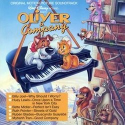 Oliver & Company Soundtrack (Various Artists, J.A.C. Redford) - CD cover