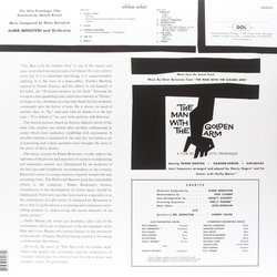 The Man with the Golden Arm Soundtrack (Elmer Bernstein) - CD Back cover