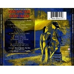 Crouching Tiger, Hidden Dragon Soundtrack (Tan Dun) - CD Back cover